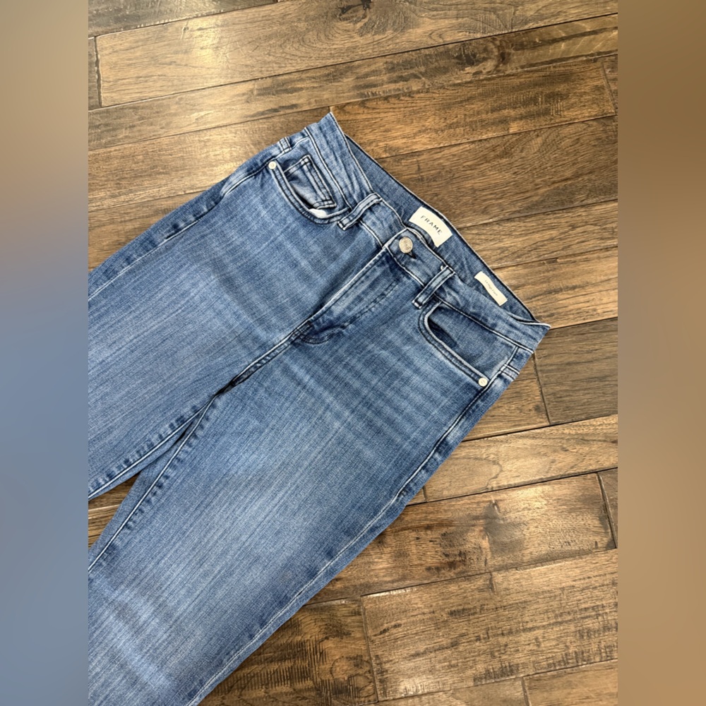 FRAME High Rise Flare Jeans Size 29 Excellent Condition - Picture 3 of 9
